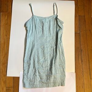 Light Blue Spaghetti Strap Dress